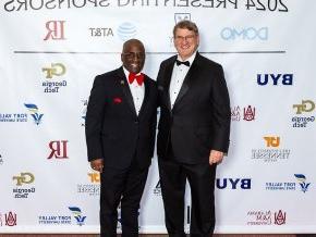 Fred K. Whitt and Avery Staley on the Diamond Awards red carpet